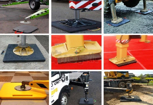 Custom Color Size UHMWPE/HDPE Jack Pad/Crane Pad/Outrigger Pad