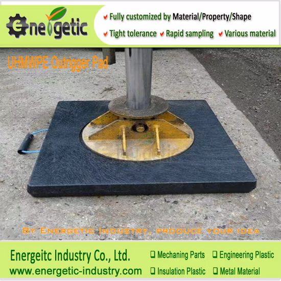 UHMWPE-Kran-Krippenplatte UHMWPE-Auslegermatte Pumpenmatten/Kranmatte/Kranausleger-Pads/Kran-Pad