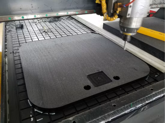 Schwarze Farbe UHMWPE Kunststoff-Kranausleger-Pads Kunststoff-Kran-Fußpolster/Straßenpolster/UHMWPE/HDPE-Wagenheberpolster/Kranpolster