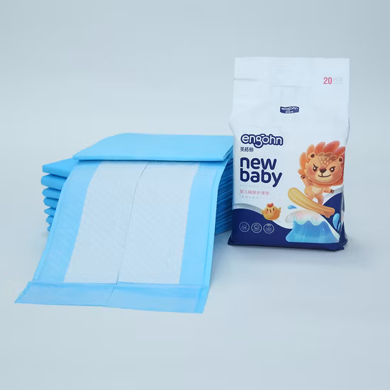 Weißes saugfähiges Pad mit Aufdruck, 160 x 80 mm